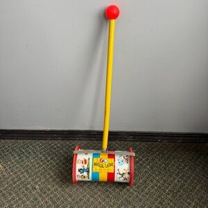 Vintage Fisher Price Musical Chime Push Toy